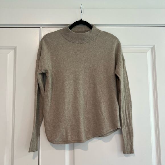 Madewell‎ Women's Merino Wool Alpaca Light Tan Crewneck Sweater Size Small - Picture 1 of 9